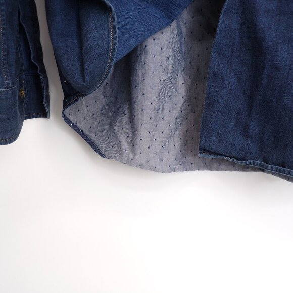 Paul Smith Blue Denim Button Shirt Men's M (15.5/39) 100% Cotton Made in Italy. - Picture 7 of 10